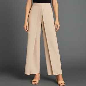 Anne Klein wide wrap leg dress pants